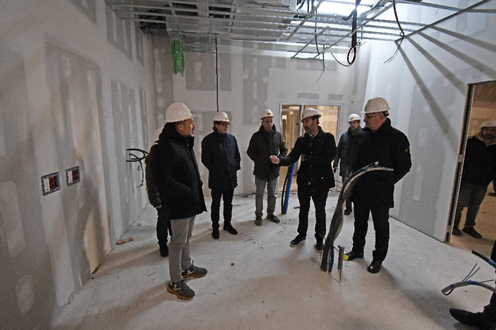 Visita a les obres de la Clínica Odontològica Universitària d'UManresa